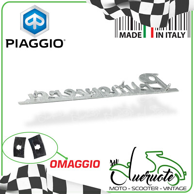 Targhetta Scritta Fregio Posteriore Piaggio Vespa 125 Primavera In - Foto 6