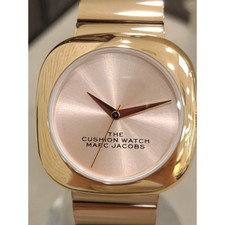 Image of Marc Jacobs The Cushion Quartz Rose Dial Ladies Watch MJ0120184716