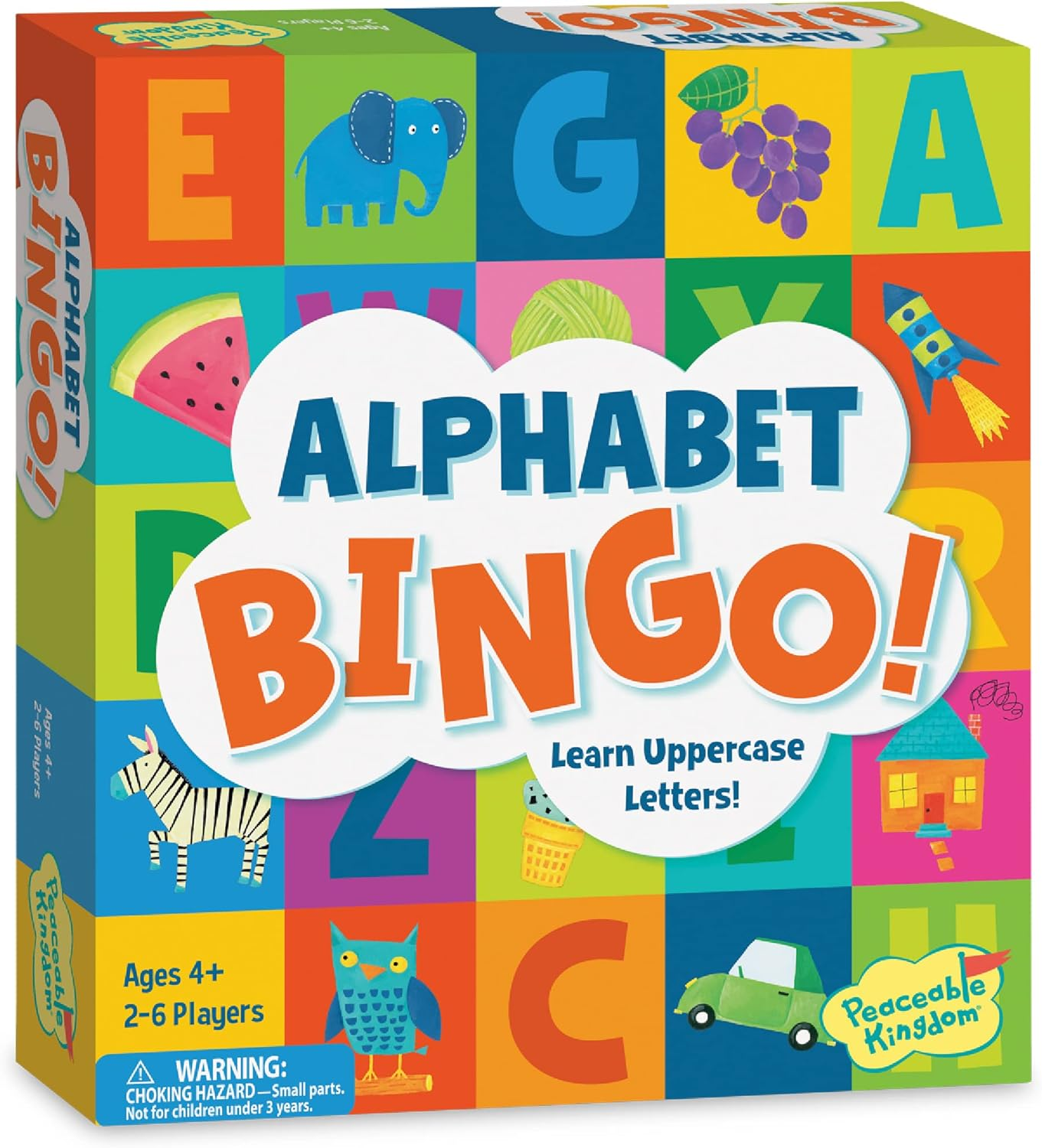 Alphabet Bingo Game for Kids - Fun Letter Learning Board Game for 2+ Players