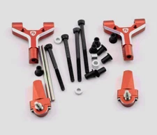 Powerhobby Aluminum Adjustable Front Lower Arms Red MST RMX 2.5 / 2.0