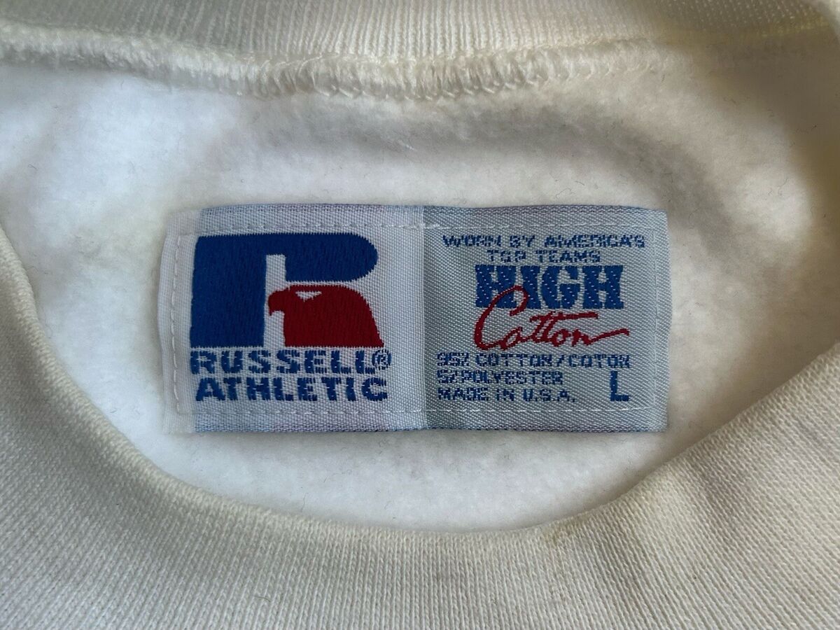 vintage russell high cotton crewneck sweatshirt mens size L vintage russell high cotton crewneck sweatshirt mens size L