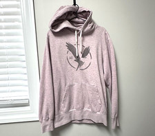American Eagle Super Soft Pink Hoodie Pullover Sweatshirt Men's M