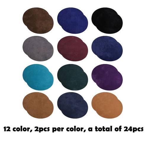 12 Farben Ellenbogen-Patches für Pullover Ellenbogen-Patches für Jacken Stoff - Bild 4 von 12