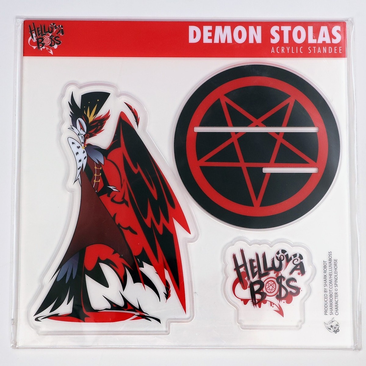 Helluva Boss Stolas アクスタ Stolas - Valentines 2025 SPINNING Standee – Shark Robot