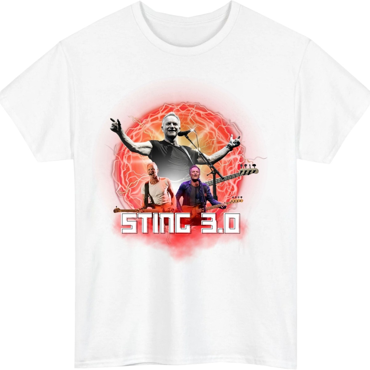 Sting 3.0 Tour T-Shirt, Sting Concert T-Shirt Sting 3.0 Tour tee