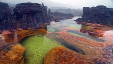 Landscape nature mount roraima venezuela mountains water Custom Gaming Mat Desk