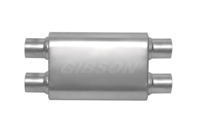 Gibson Performance Exhaust 55105S CFT Superflow Dual/Dual Oval Muffler; Stainles