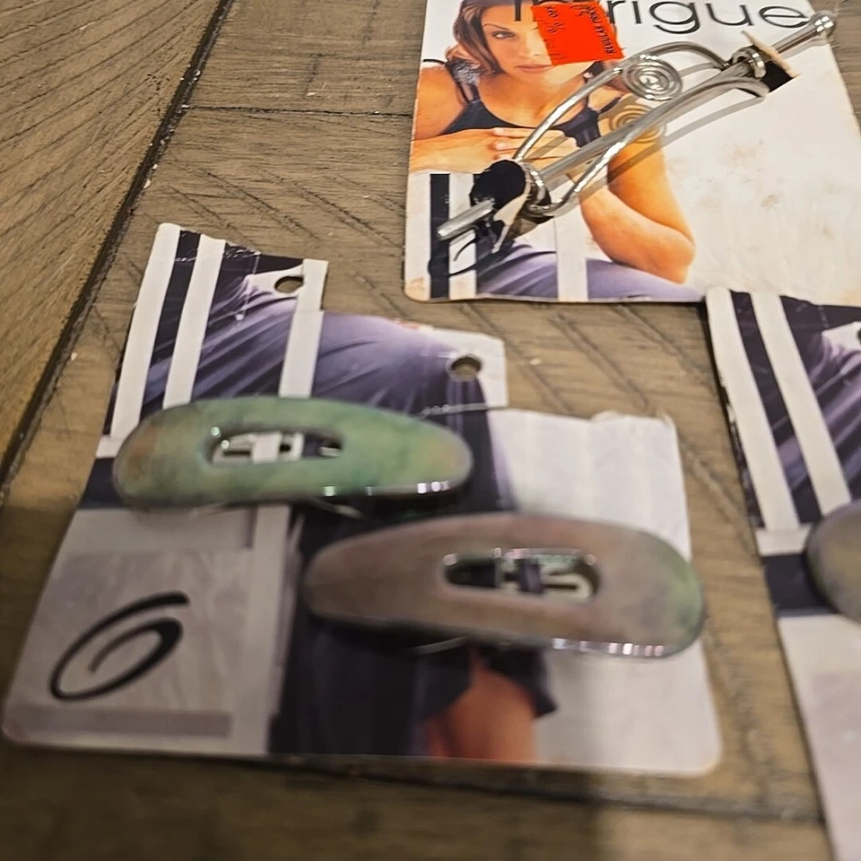 Correas y clips Goody de colección de 5 piezas 1999 ~ nuevos en tarjeta Foto 3 de 4