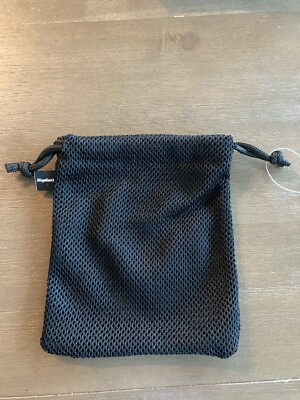 Magellan Small Black Mesh Drawstring Bag 6 1/2'' x 7 1/2'' NWOT