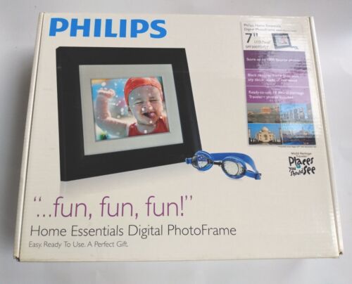 Philips SPF3007D/G7 7" LCD Panel digitaler Bilderrahmen speichert bis zu 1000 Bilder  - Bild 1 von 11