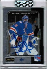 19/20 2019 UD BUYBACKS 2017-18 OPC PLATINUM HENRIK LUNDQVIST R-12 RETRO AUTO 3/5
