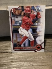 2022 Bowman Prospects Michel Triana #BP-75 Cincinnati Reds Paper 1st Bowman