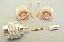 "N" Male Crimp, Silver,Teflon, Gold, Multy Pack- Quality Counts!