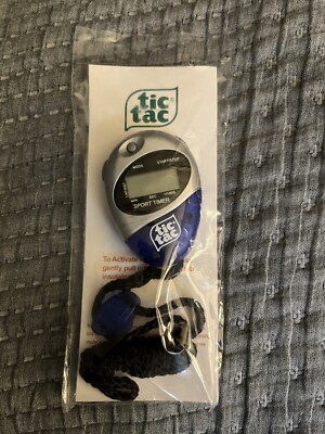 Vintage Tic Tac Watch Sports Timer Prize Premium 39'' CORD NEW