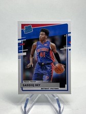 2020-21 Donruss Rated Rookie /199 Press Proof Saddiq Bey #210