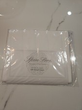 Sferra Bros 500 TC King Pillowcases white. Brand New 
