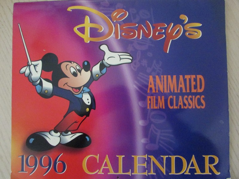 DISNEY'S 1996 Calendar, Animated Film Classics
