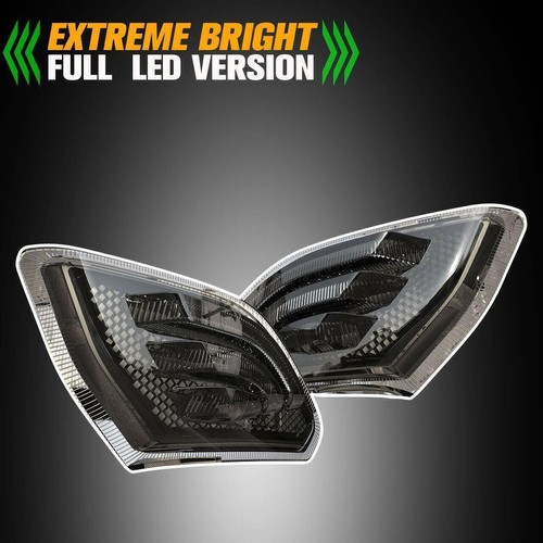 Smoked LED Sequential Turn Signal Fender Lights For 2018-2024 Jeep Gladiator JT - Picture 8 of 9