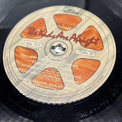 The WHO The Kids Are Alright Double Vinyl LP Bonus Booklet 1979