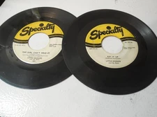 Vintage Records 45 RPM Vinyl LITTLE RICHARD RIP IT UP / READY TEDDY and girl can