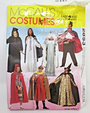 McCalls 2853 Halloween Costume Sewing Pattern Cape Tunic Adult One Size