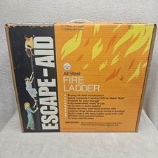 Escape Aid All Steel Fire Ladder 2 Story 15 Ft Length St Pierre Manufacturing 