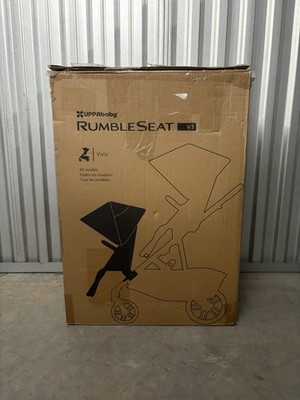 UPPAbaby RumbleSeat Vista V3 Greyson Grey Charcoal $299MSRP Adapters Included