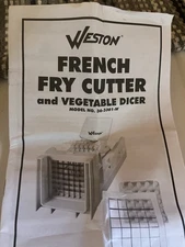 Weston French Fry Cutter and Vegetable Dicer