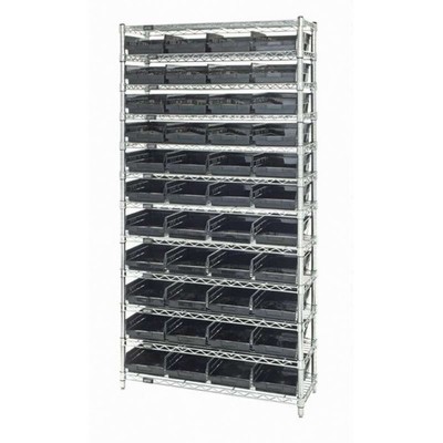 Quantum Storage Systems - WR12-114CO - Conductive Shelf Bin Wire Shelving