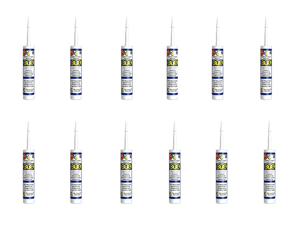 3 x CT1 Sealant & Adhesive Grey 290ml - CT1535306 - Image 8
