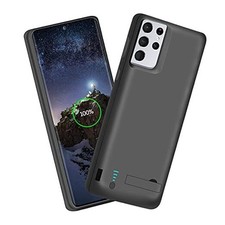 Battery Case for Samsung Galaxy S21 Ultra 5G, 5000mAh Rechargeable Extended