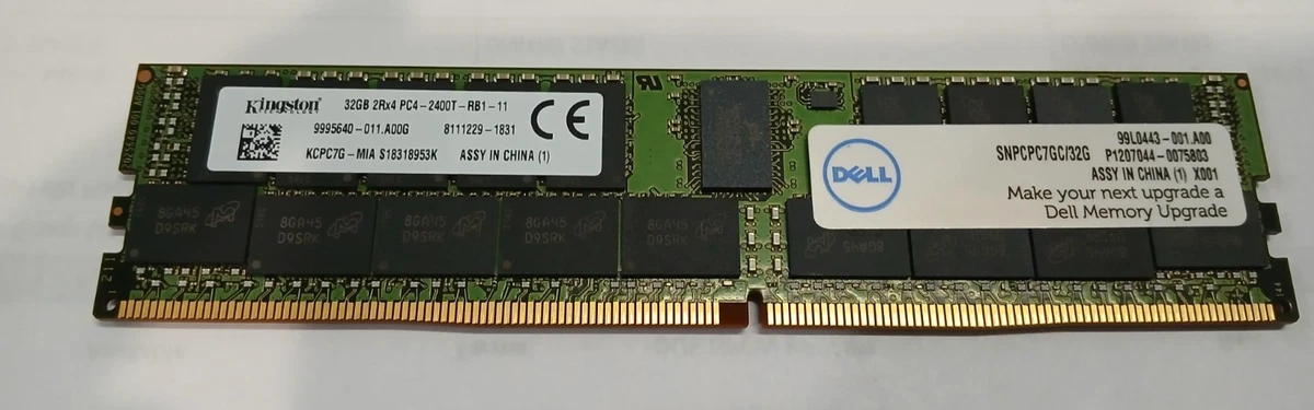 Dell PC4-19200 (DDR4-2400) Bus Speed DDR4 SDRAM Memory (RAM) for