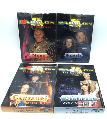 Babylon 5 Board Game 2259 Edition Starter Kit 2. Staffel selten Kellerfund Neu