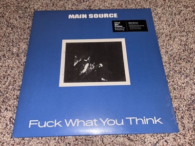 Main Source - Fuck What You Think 2018 Vinyl Me Please VMP WHITE COLOR Vinyl NEW