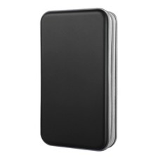 Bivisen DVD Case, CD Case Holder Wallet Binder 96 Capacity 96 Capacity, Black