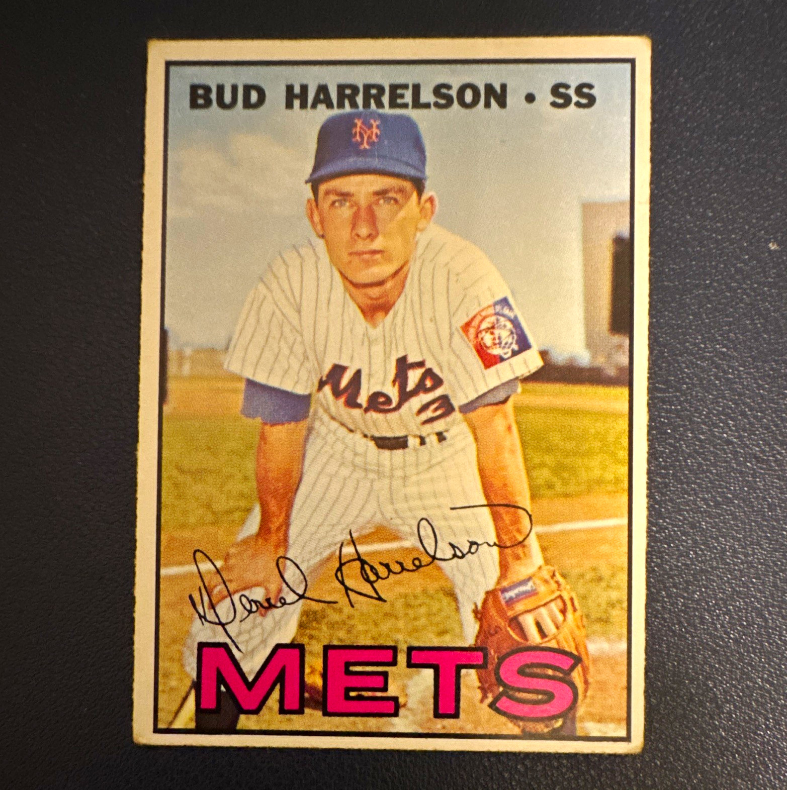 1967 Topps Bud Harrelson #306 RC New York Mets Vintage Baseball Rookie Card