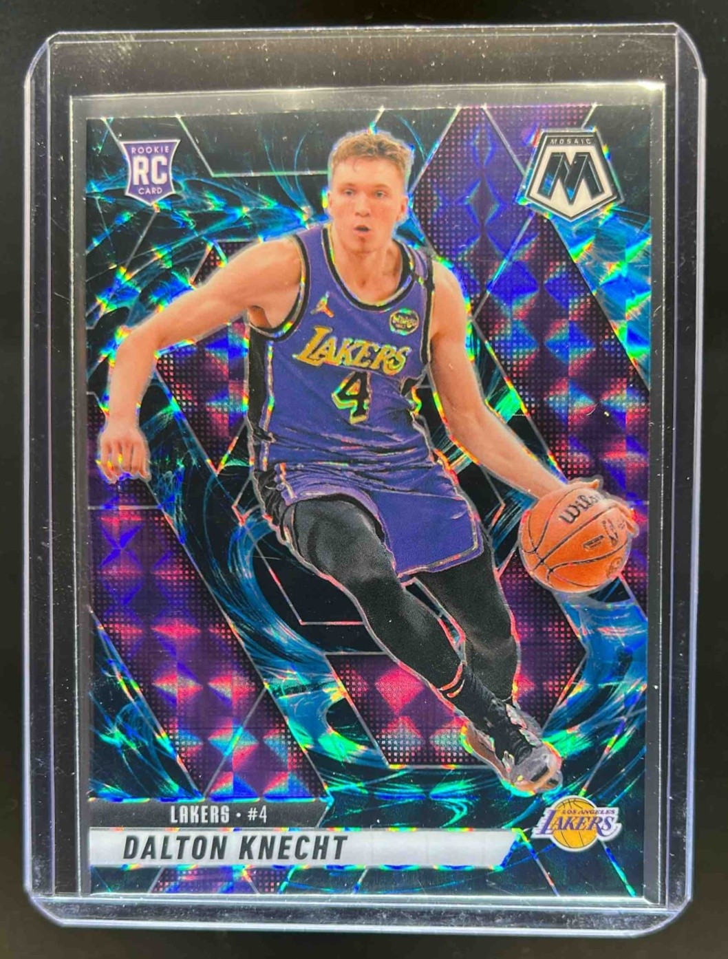 2024-25 Mosaic Dalton Knecht RC Prizm SP Genesis #238 Lakers