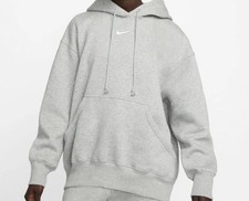 Nike Women's Sportswear Phoenix Fleece Oversized Pullover Hoodie Gray DQ5860-063