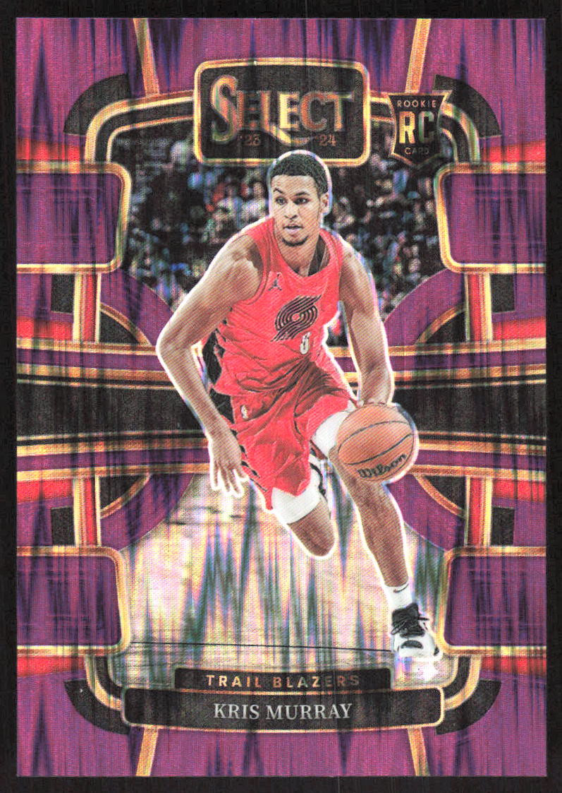 8071F 2023-24 Panini Select #91 Kris Murray Purple Flash Prizms #/175