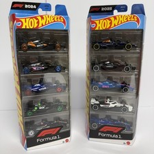 Hot Wheels Formula 1 Racing 5 Pack - Lot of 2 2024 and 2025 FREE SHIPPING