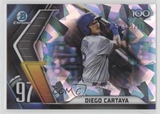 2022 Bowman Chrome Scouts Top 100 Atomic Refractor 118/150 Diego Cartaya 4a7