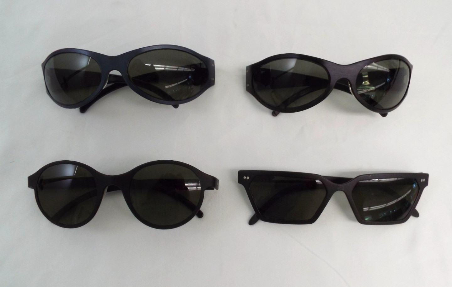 Vintage Gatorz Rectangular Cat Eye Sunglasses Bla… - image 24
