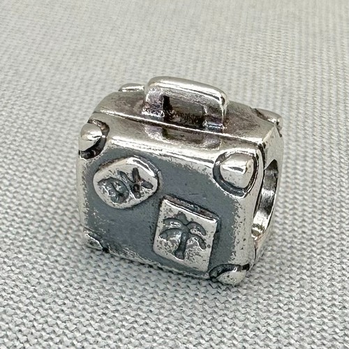 Authentic Pandora Moments Suitcase Travel Charm/Bead Silver 925 ALE ...