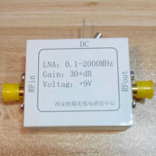 Low Noise Amplifier RF Amplifier 0.1 MHz To 2000 MHz Gain 30dB Fast Delivery