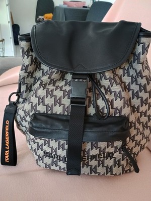 Karl Lagerfeld, Monogramm Jakard - Tagesrucksack - multicolour