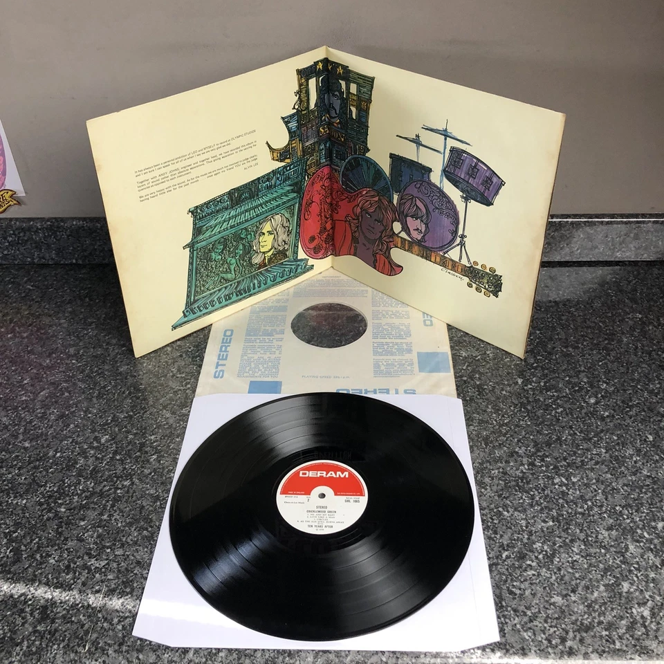 LP VINYL TEN YEARS AFTER CRICKLEWOOD GREEN UK 1ST STEREO PRESS + POSTER NM-/NM- - Image 4 of 4