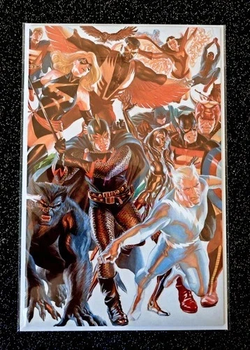 Marvel Comics The Avengers #5 Variant Edition Alex Ross Connecting Virgin Cover