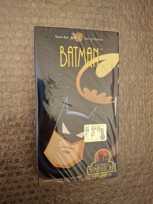 VHS Batman und Robin Animated Series Dunkler Ritter Videokassetten Zeichentrickserie