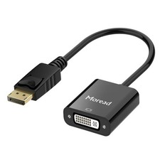 DisplayPort to DVI Adapter, Gold-Plated Male to Female Converter for PC/Monitor