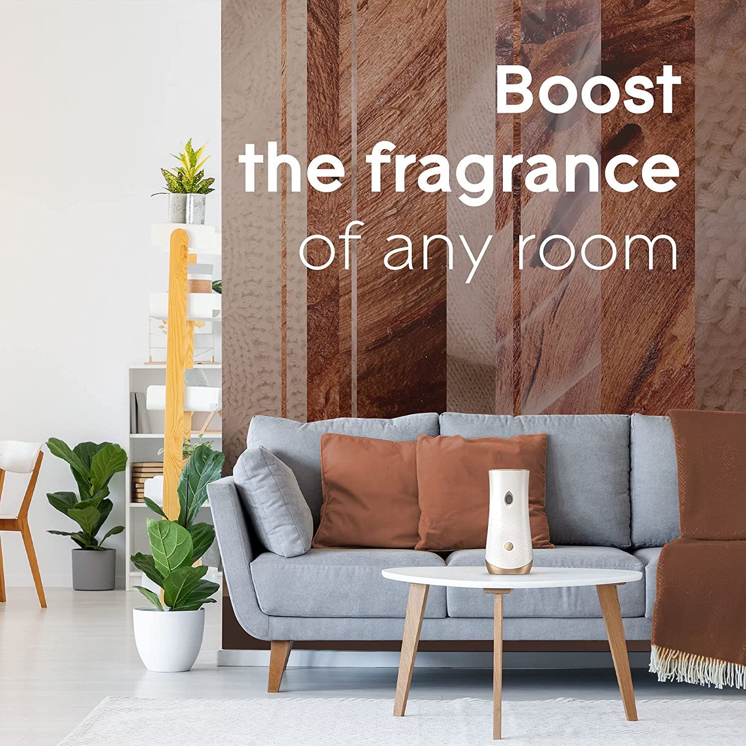 Automatic Spray Refill, Air Freshener for Home and Bathroom, Cashmere Woods, 6.2